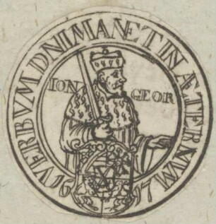 Bildnis des Johann Georg I., Kurfürst zu Sachsen