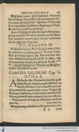 Comites Geldriae Cap. XII