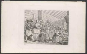 The Harlot's Progress, Blatt 4: Beim Hanfklopfen in Bridewill