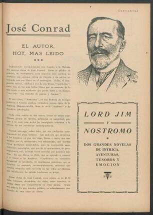 José Conrad - el autor, hoy, mas leído