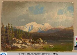 Gebirgslandschaft mit See