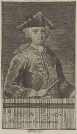 Bildnis von Wilhelm August, Herzog von Cumberland