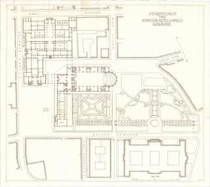 Fischer, Theodor; Köln; Werkbundausstellung, Wandelhalle - Lageplan