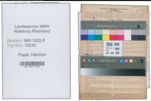 Entnazifizierung Heinrich Puppi , geb. 11.02.1906 (Gaertner)
