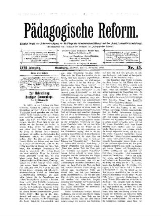 Zur Beleuchtung der heutigen Sinnespflege : (Schluß)