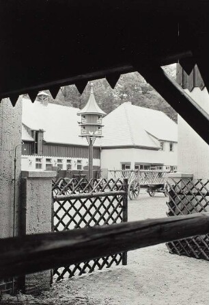 Dresden. Internationale Hygieneausstellung 1930/1931. Landwirtschaftliches Mustergehöft (1930/1931; E. Högg, R. Müller).Taubenhaus