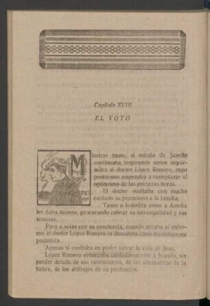 Capítulo XVIII - El voto