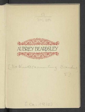 Aubrey Beardsley