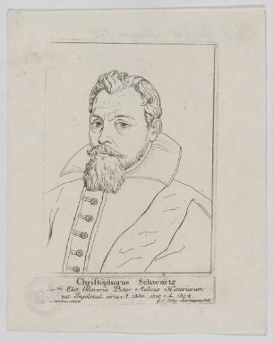 Bildnis des Christophorus Schwartz