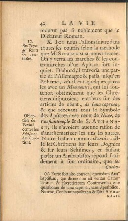 10. Ses Voyages feints ou véritables.