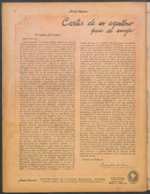 Cartas de un argentino que se enoja : El dueño del Prócer