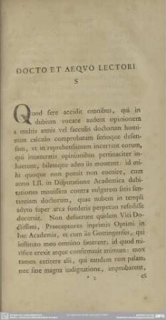 Docto Et Aequo Lectori