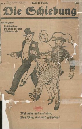 1919: Schiebung