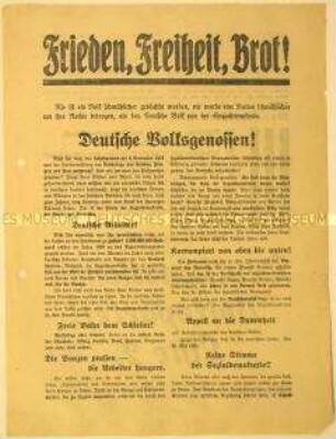 Programmatischer Wahlaufruf der Deutschnationalen Volkspartei gegen die Sozialdemokratie anlässlich der Reichstagswahl 1928