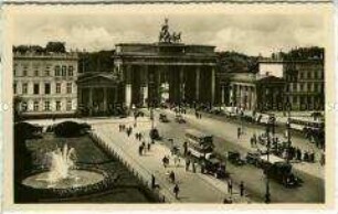 Das Brandenburger Tor in Berlin