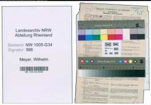 Entnazifizierung Wilhelm Meyer , geb. 02.06.1901 (Arzt)