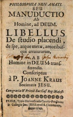 Philosophia non Amati