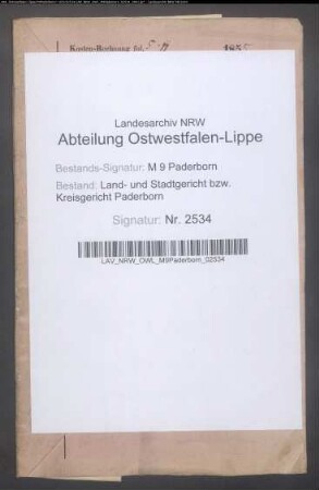 Erblasser: Noel, Wilhelmine: