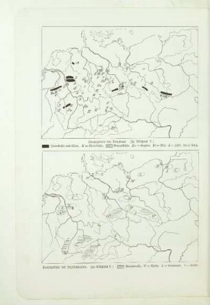 Hauptgebiete des Bergbaus