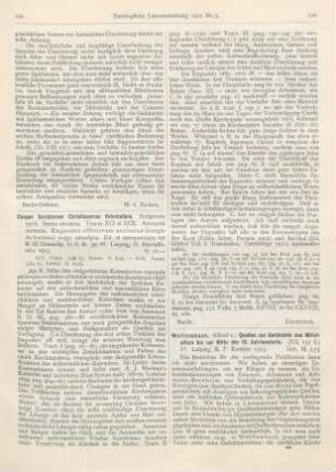 106-107 [Rezension] Weissembach, Alfred v., Quellen zur Geschichte des Mittelalters bis zur Mitte des 13. Jahrhunderts