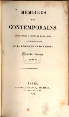 Mémoires de Louis-Jérôme Gohier, 2