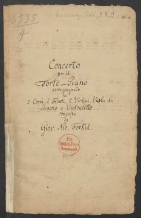 Konzerte; cemb, orch; B-Dur