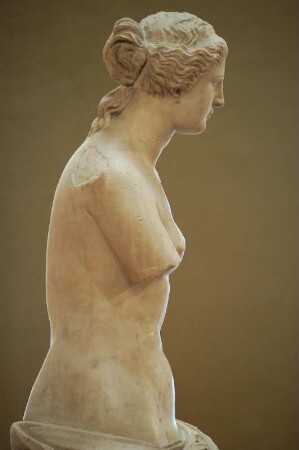 Venus von Milo, Detailansicht, seitlich, Museum Louvre