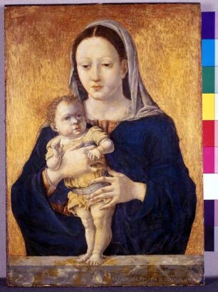 Madonna in Halbfigur mit dem Christuskinde, Folio 00186