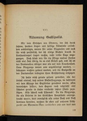 119-128, XVI. Räumung Gallipolis