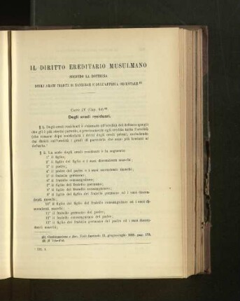 Il diritto ereditario Musulmano