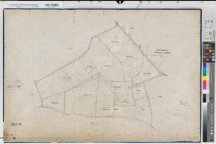 Drensteinfurt (Drensteinfurt), Flurbereinigung Drensteinfurt, Zuteilungskarte Drensteinfurt Flur 48