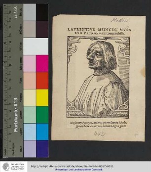 Lavrentivs Medices, Mvsarvm Patronvs incomparabilis