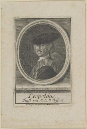 Bildnis des Leopoldus von Anhalt-Dessau