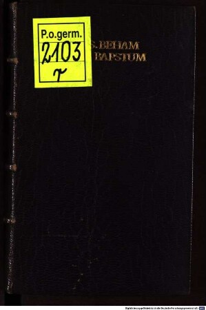 Das Bapstum mit seinen Gliedern gemalet vnd beschrieben