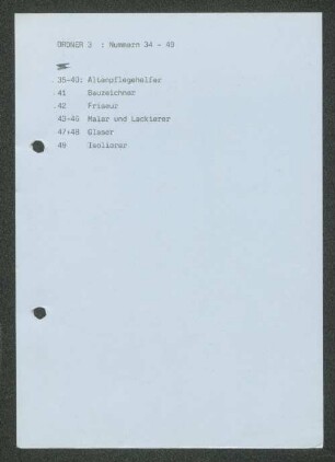 Ordner 3: Nummern 34-49