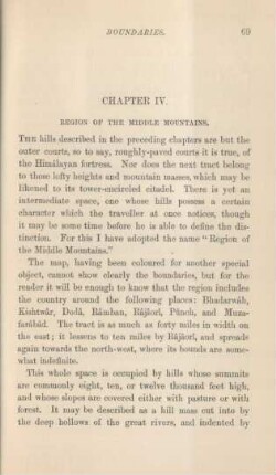 Chapter IV. Region of the Middle Mountains