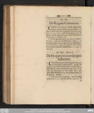Tit. VIII. (VI. 51.) De his quae pro non scriptis habentur.
