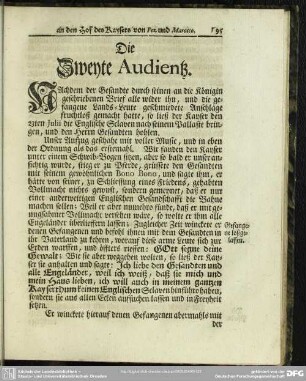 Die Zweyte Audientz