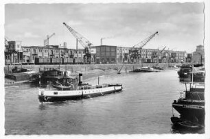 Postkarte Kehl am Rhein. Rheinhafen