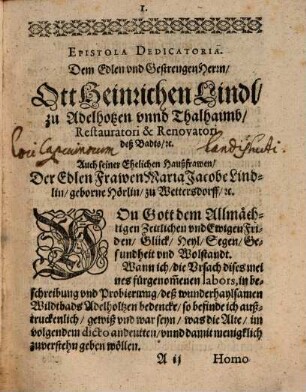 Trifons Adlholzianus antipodagricus, Das ist: Historische unnd Medicinalische Hydrographia oder Wasserbeschreibung, Deß vor vil hundert Jahren, durch S. Primum den heyligen Martyrer und Einsidel erstlich erfundenen, an jetzt aber wider restaurirten Wildtbadts Adelholzen, Im ChurFürstl. Hertzogthumb Obern Bayrn gelegen : Darinnen allerley Krancken, auch so gar Podagrische, Wassersüchtige, großGeschwollne, Krumme und Lahme, wunderbarliche Hülff erlangt haben, und Gesund worden