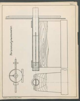 Tafel 4: Torsionsdynamometer.