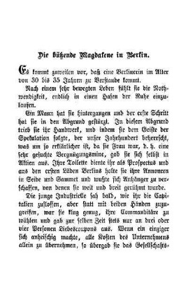 Die büßende Magdalene in Berlin