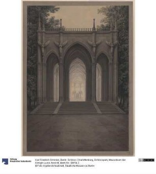 Berlin. Schloss Charlottenburg, Schlosspark, Mausoleum der Königin Luise. Ansicht