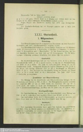XXXI. Gasanstalt