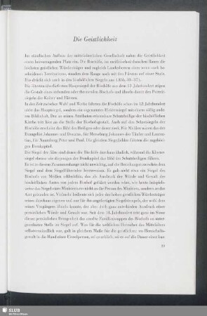 Die Geistlichkeit