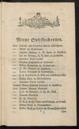 Meine Subskribenten