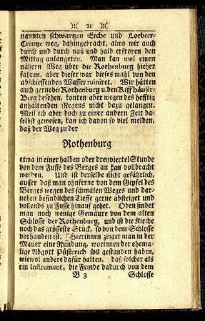 Rothenburg. - Die Schartzfeldische Höle.