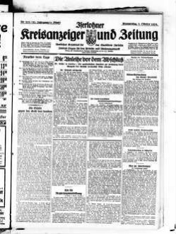 Iserlohner Kreisanzeiger und Zeitung. 1898-1949