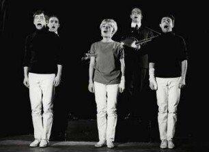 Kabarett Bügelbrett: Auf Gedeih und Verderb. Birger Heymann, Peter Knorr, Hannelore Kaub, Wolfgang Wiehe, Wolfgang Unterzaucher