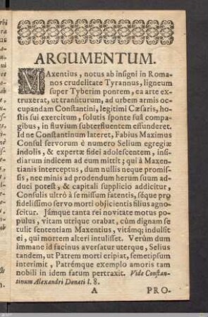 Argumentum.